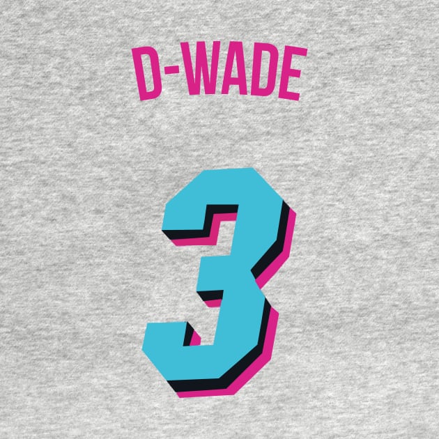 Dwyane Wade 'D Wade' Nickname Jersey - Miami Heat by xavierjfong